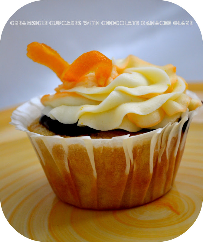 something brought you here Orange Creamsicle Cupcakes with Chocolate
