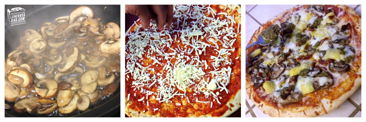 Mushroom and Pesto Pizza #Shroomtember