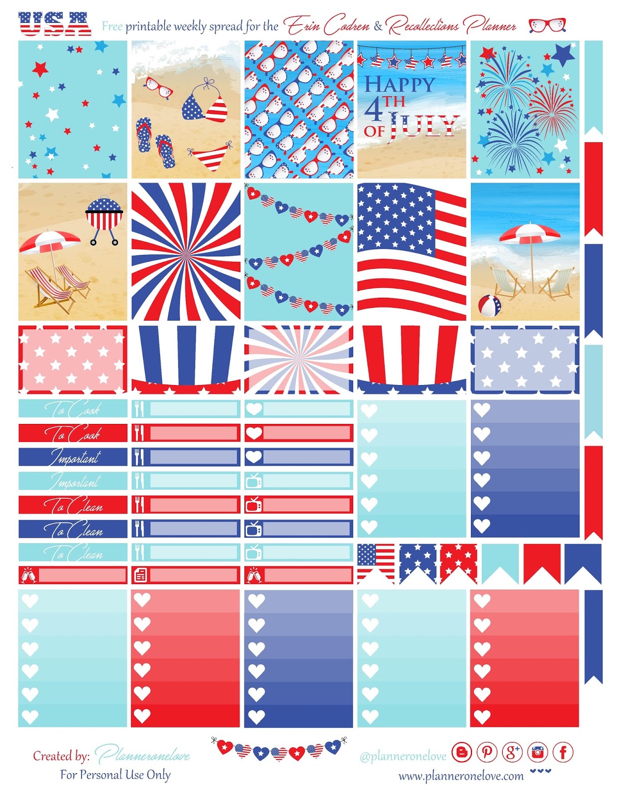 Beach BBQ Recollections Weekly Planner Happy Planner Weekly Stickers EC Beach BBQ Recollections Weekly Planner Happy Planner Weekly Stickers EC