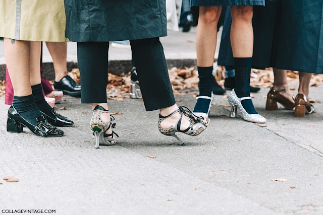 Calcetines cortos con salones street style 2015-2016 Calcetines cortos con salones street style 2015-2016