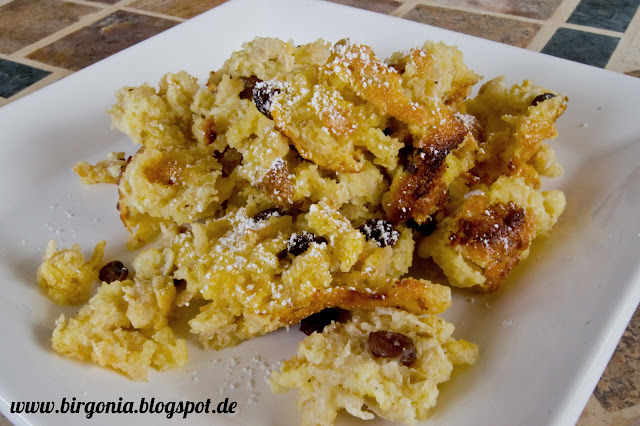 birgonia: Polentaauflauf mit Äpfeln und Rosinen