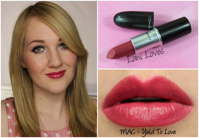 MAC Yield to Love lipstick swatch MAC Yield to Love lipstick swatch