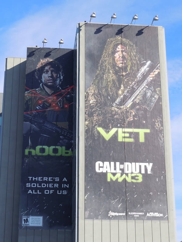 Noob Vet Call of Duty billboards