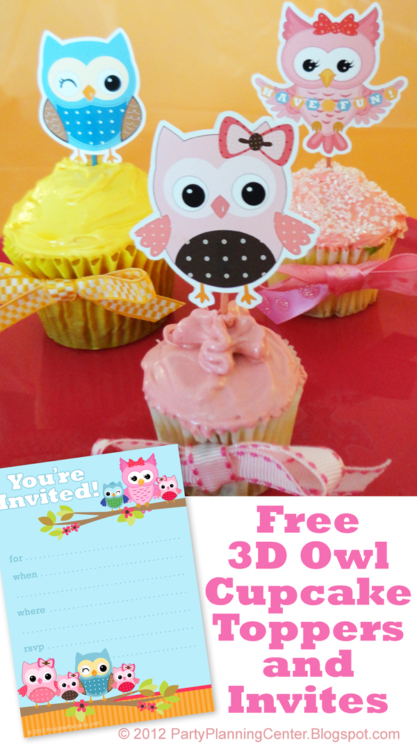 Free Owl Cupcake Toppers Template Free Printable Party Invitations free-owl-cupcake-toppers-template-free-printable-party-invitations