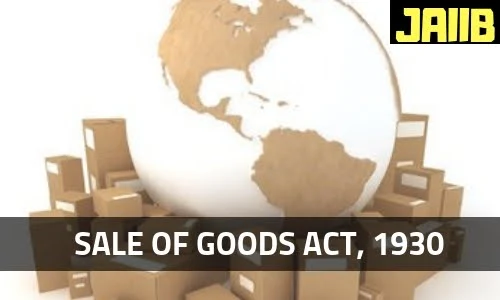 SALE OF GOODS ACT, 1930 
