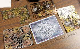 Tarnished Metal Technique Instructions ~ backgrounds created by Ramona Simpson