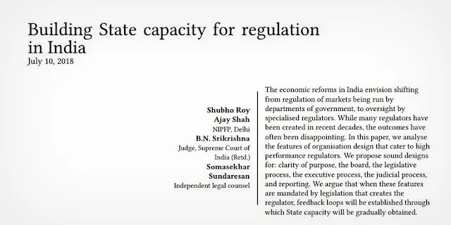 Building State Capacity for Regulation in India