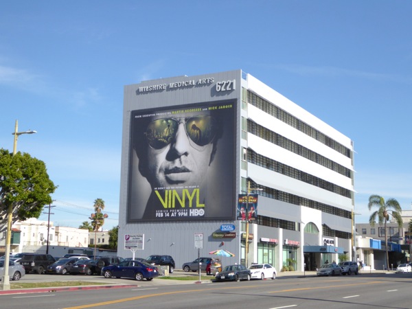 Giant Vinyl season 1 billboard Wilshire Boulevard Giant Vinyl season 1 billboard