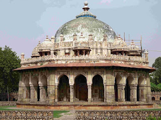 isa khan tomb, delhi