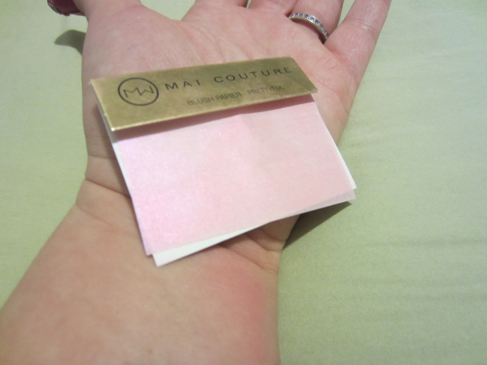 mai couture blush papier