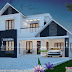 1850 sq-ft 4 bedroom sloping roof home plan