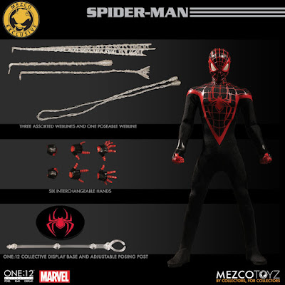 San Diego Comic-Con 2017 Exclusive Ultimate Spider-Man Miles Morales One12 Collective Marvel Action Figure by Mezco Toyz