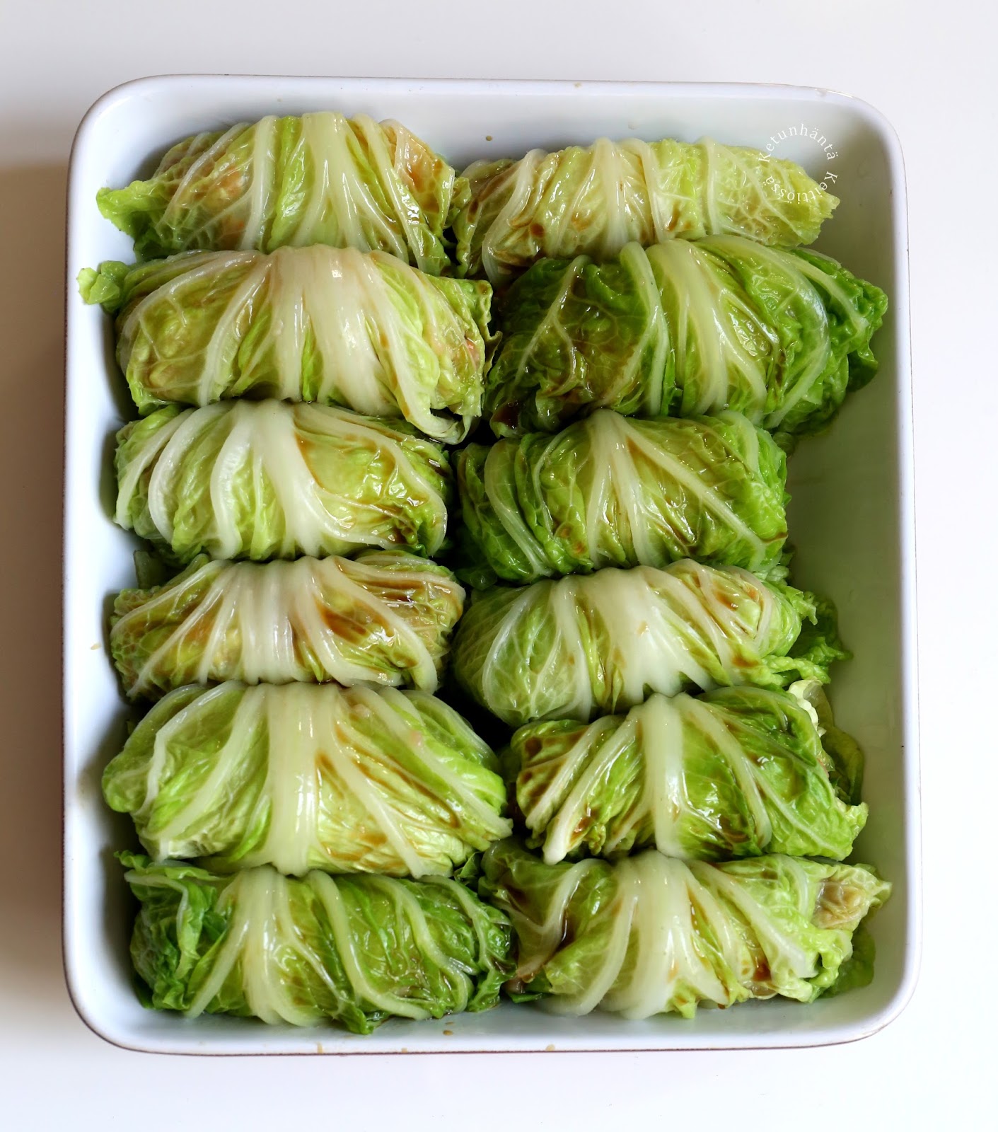 Asianstyle Cabbage Rolls