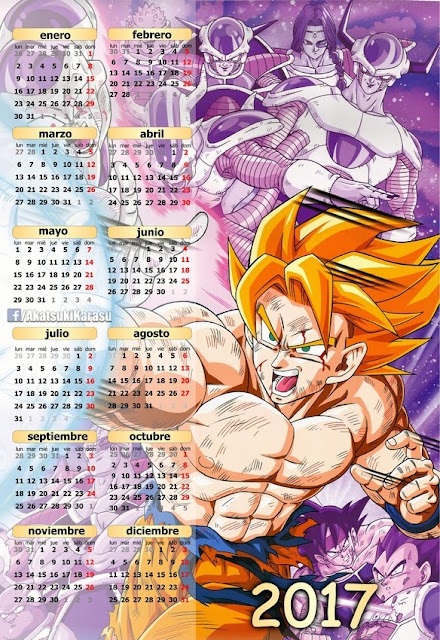 calendario anime 2017