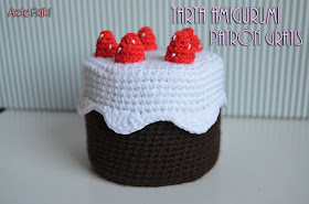 tarta amigurumi patron gratis cake amigurumi free pattern sweet dulces crochet ganchillo reposteria cumpleaños birthday videotutorial