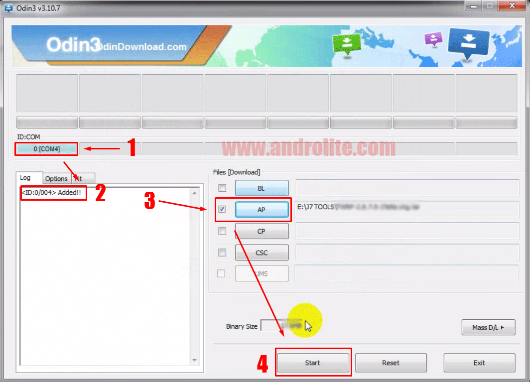 Pasang stock / custom rom android samsung