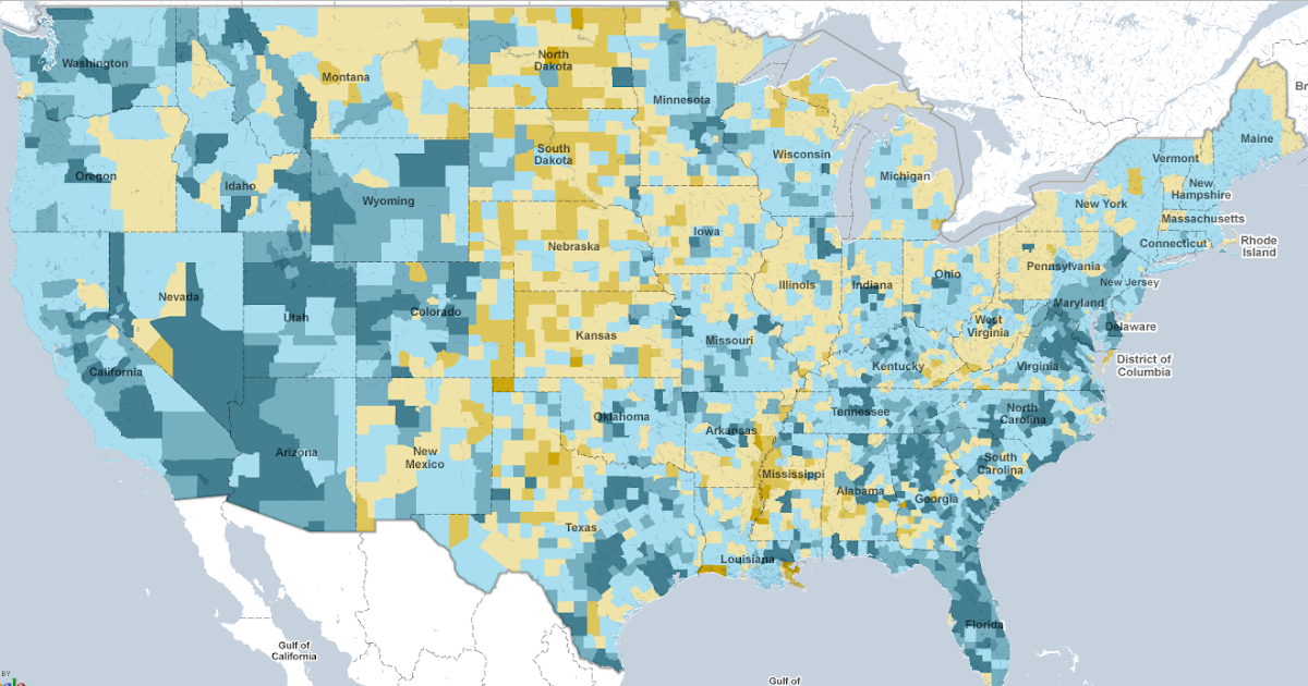 The Rural Blog: Interactive 2010 U.S. census map available