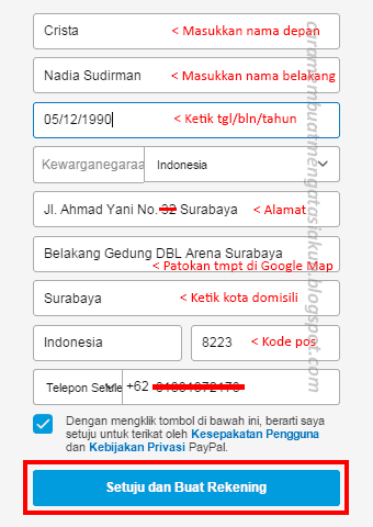 Cara Membuat Rekening Paypal Lewat Hp | cara membuat akun paypal tanpa verifikasi kartu kredit Cara Membuat Rekening Paypal Lewat Hp | cara membuat akun paypal tanpa verifikasi kartu kredit