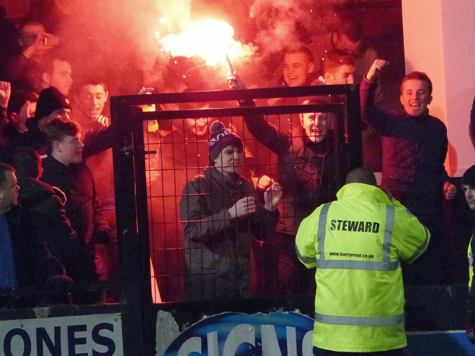 Bulls News: Chester Condemn Flare Fans