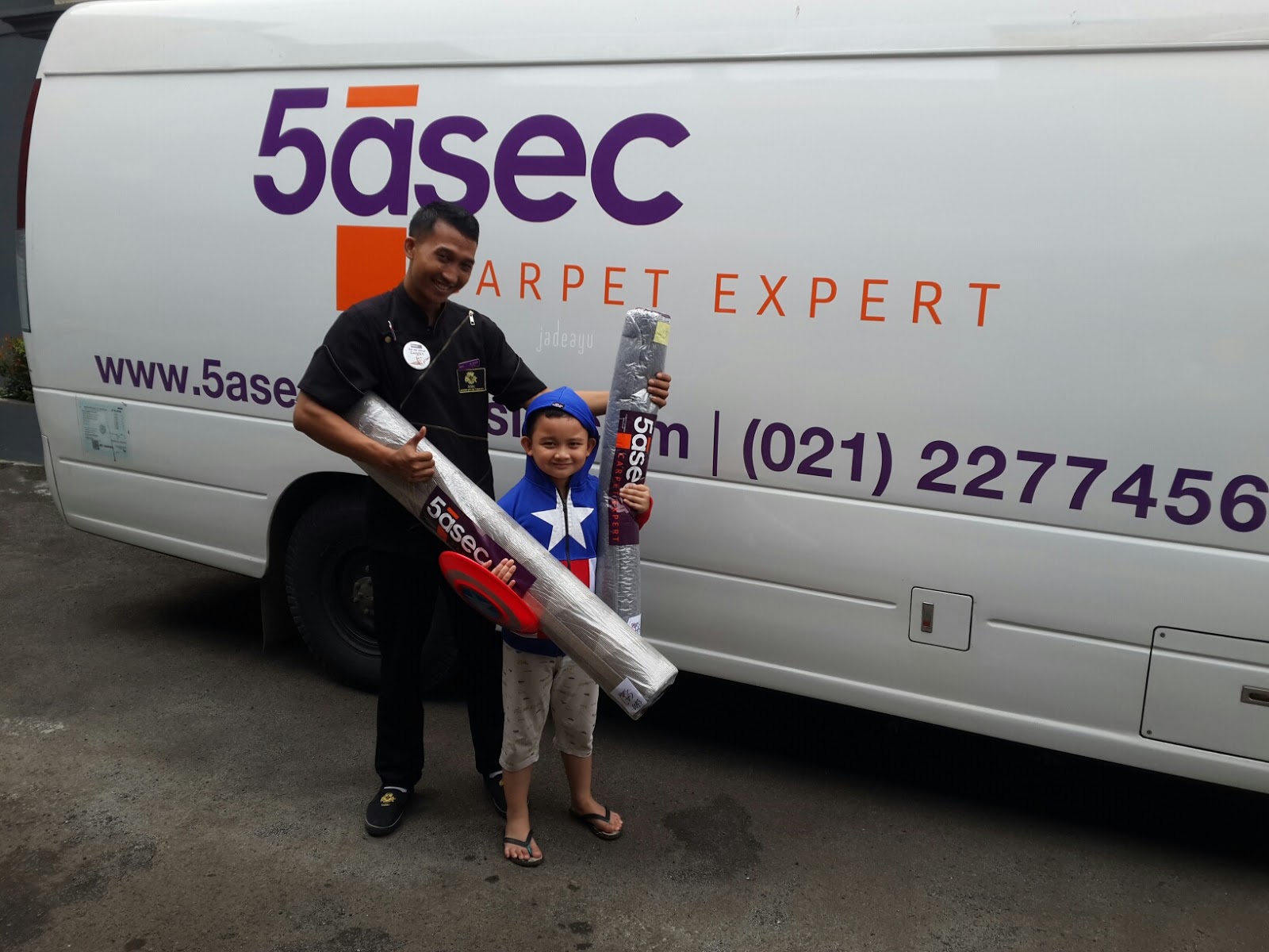 Layanan Antar Jemput Karpet dari 5asec Indonesia - Jade Ayu
