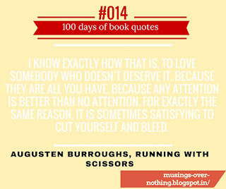 elgeewrites #100daysofbookquotes: Quote week: 2 014