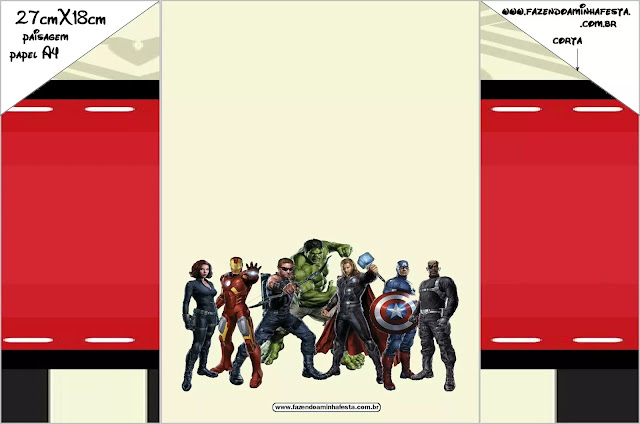 Avengers Party: Free Printable Invitations. 