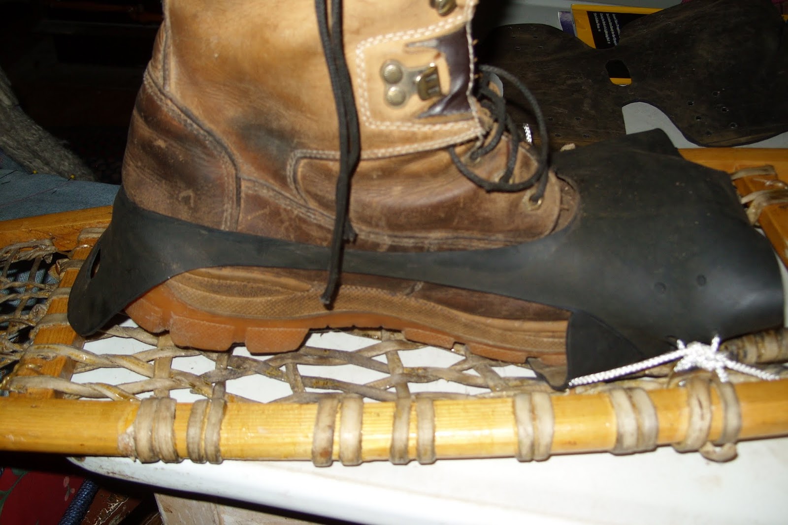 Forest House Farm DIY Snow Shoe Bindings