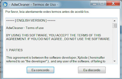 AdwCleaner termos de uso