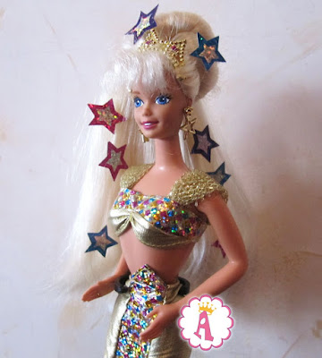 Игрушка коллекционная Barbie Jewel Hair Mermaid 1995 Doll Photos