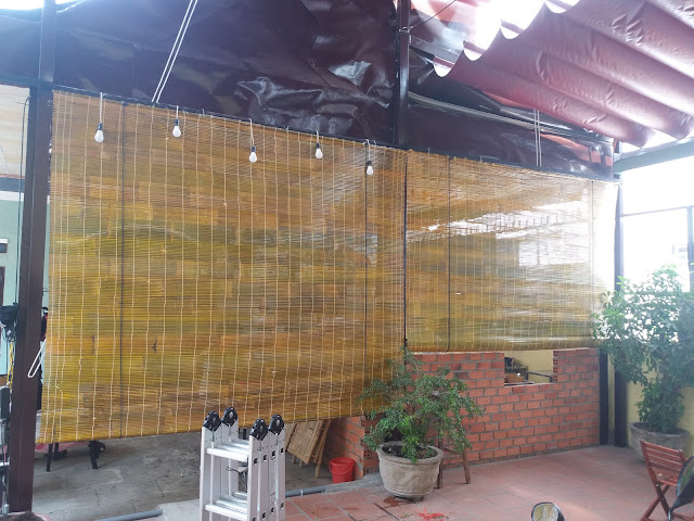 Mành sáo trúc che chắn