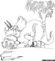 Triceratops coloring page 6