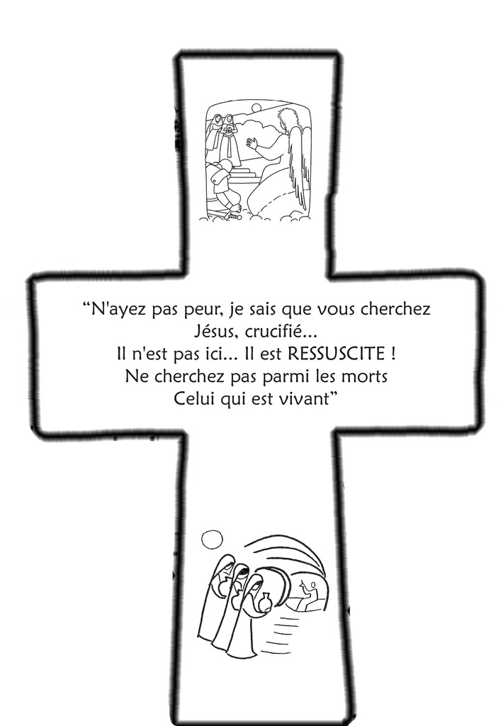 Caté :Pâques, Ascension, Pentecôte avec les croix du mystère Pascal
