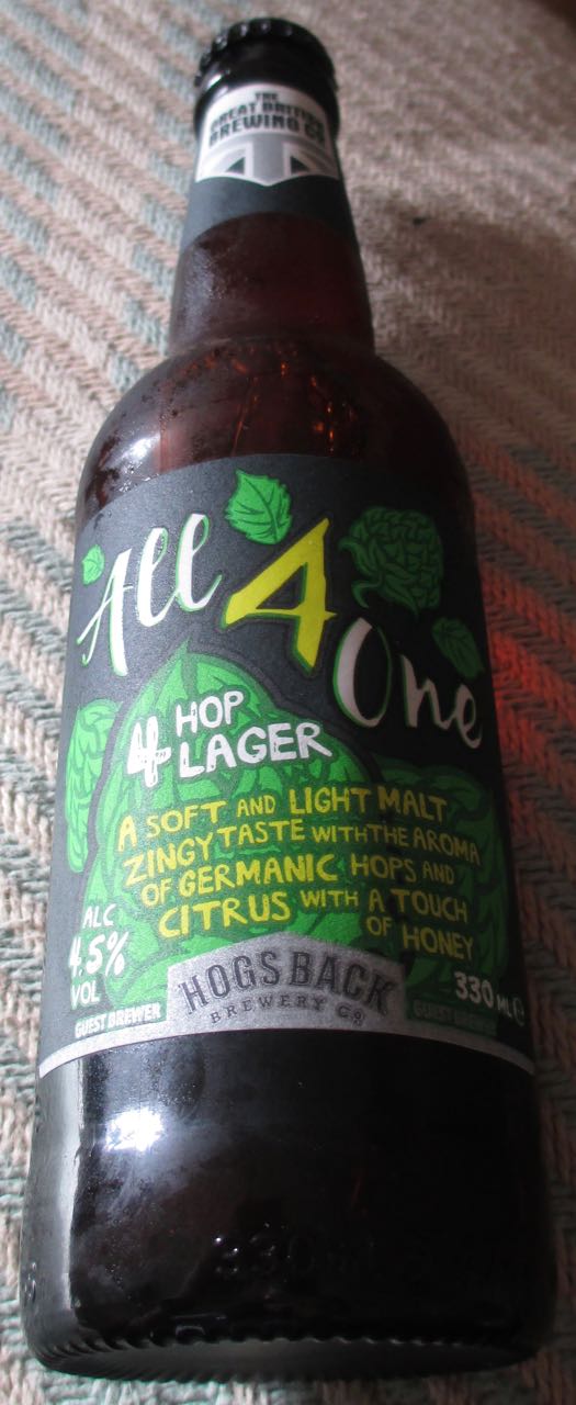FOODSTUFF FINDS All 4 One Lager (ALDI) By SpectreUK