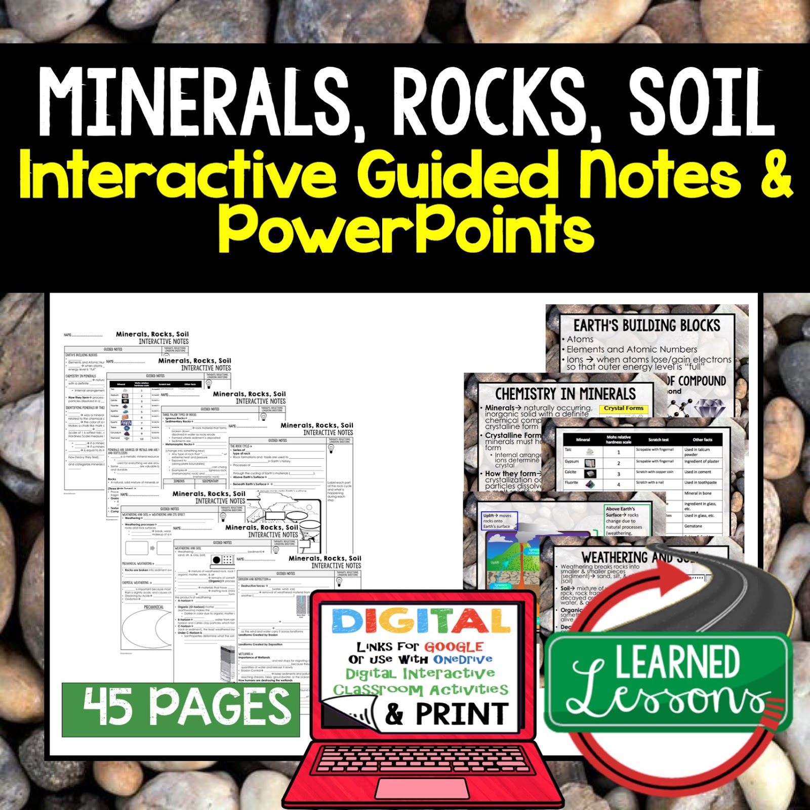 Earth Science Guided Notes and PowerPoints NGSS, Next Generation