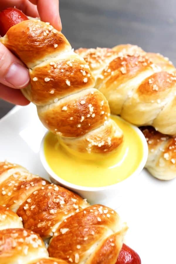 SIMPLE HOMEMADE PRETZEL DOGS SIMPLE HOMEMADE PRETZEL DOGS