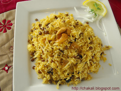 masoor pulao, Indian pulao recipe, Basmati pulav, pulao rice, lentil pulao, lentil rice