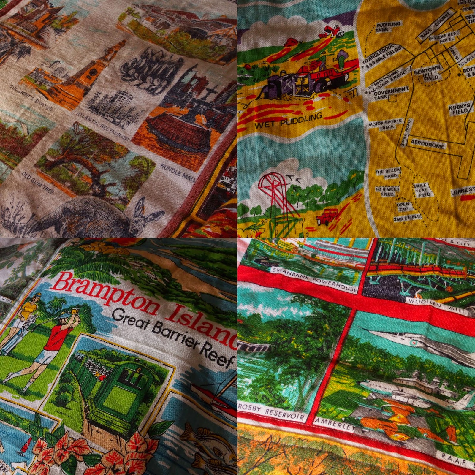 Zaranne Handmade a tea towel quilt