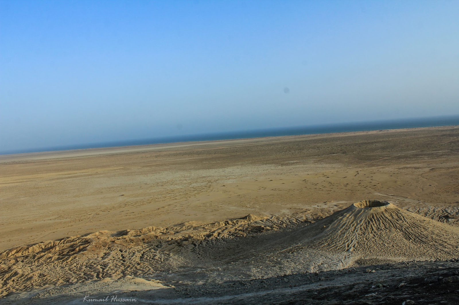 Discover Balochistan: View from Chandragup Mud Volcano, Hingol, Balochistan