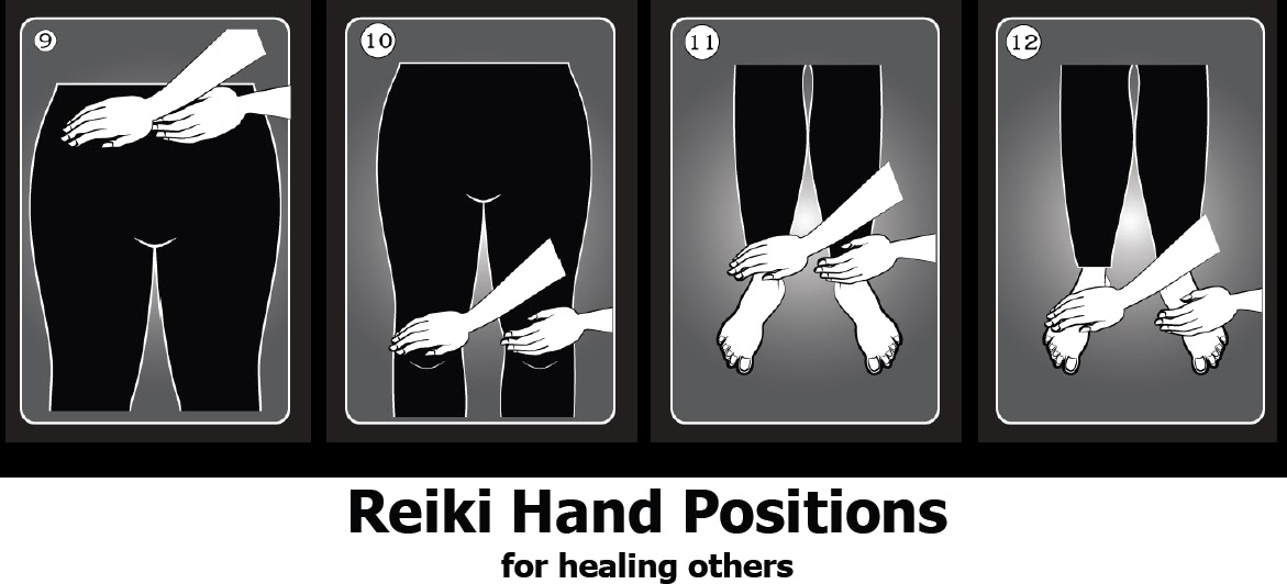 Reiki Hands Positons 9 to 12 Reiki Hands Positons 9 to 12