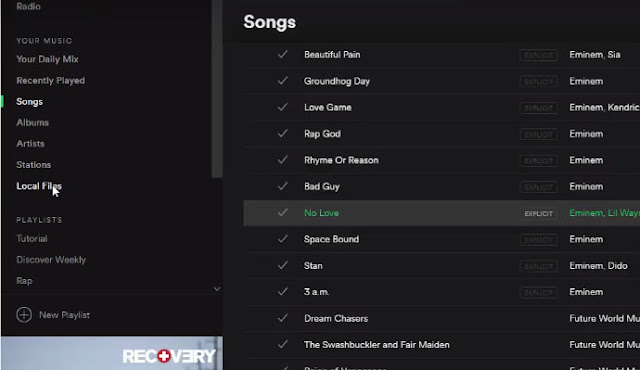 click on local files click on local files