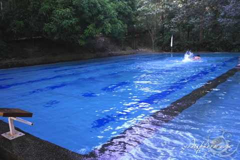 Main swimming pool in Calawagan Resort