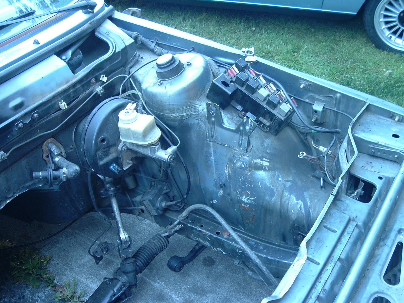 Battery Acid spilled on strut tower