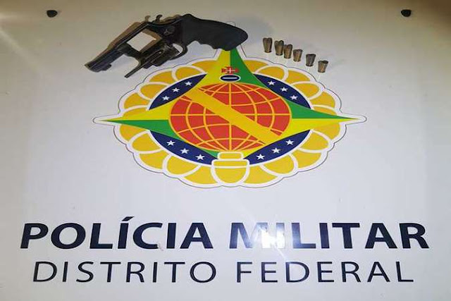 Trio é preso após atirar contra posto da PM em Ceilândia Trio é preso após atirar contra posto da PM em Ceilândia