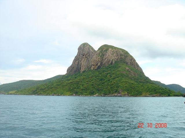 Paysages séduisantes de l'île de Con Dao