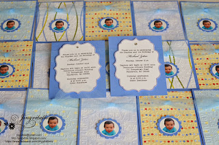 baptism and first birthday invitations