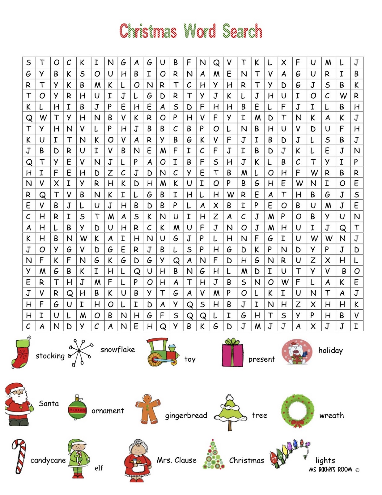 Hard Christmas Word Search Printable Hard Christmas Word Search Printable