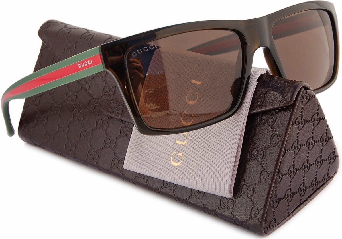 Rebecca's Blogs GUCCI GG1013/S Men Polarized Sunglasses Brown (053U