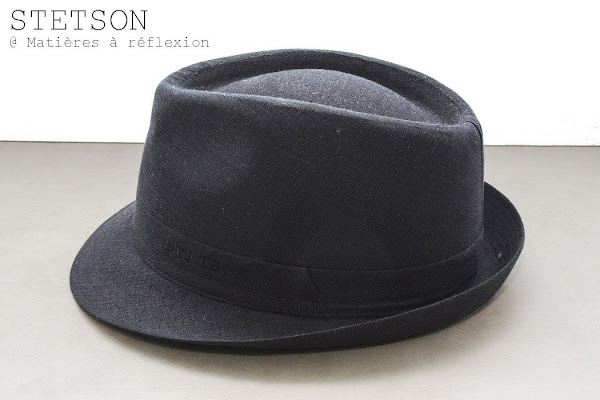 Soldes Chapeau femme lin noir