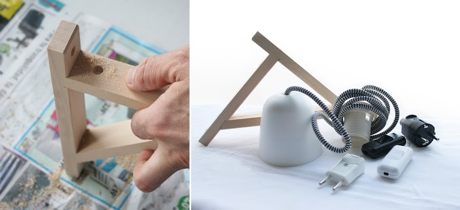 Reciclando con Ikea: Diy lámpara con botella de cristal5