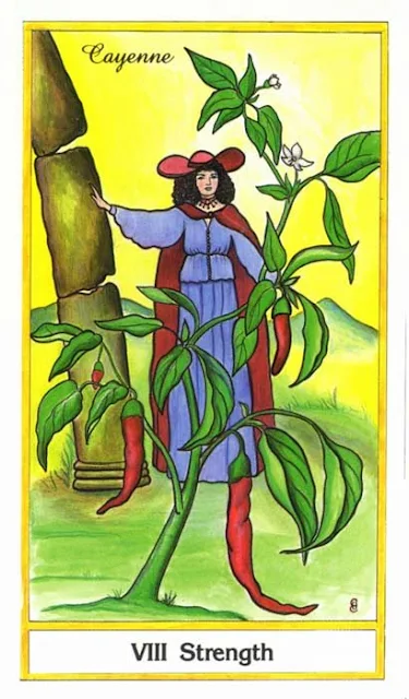 Strength - The Herbal Tarot 